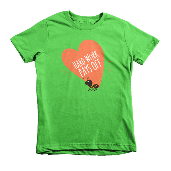 Hard Work - Short sleeve kids t-shirt [MORE COLORS AVAILABLE]