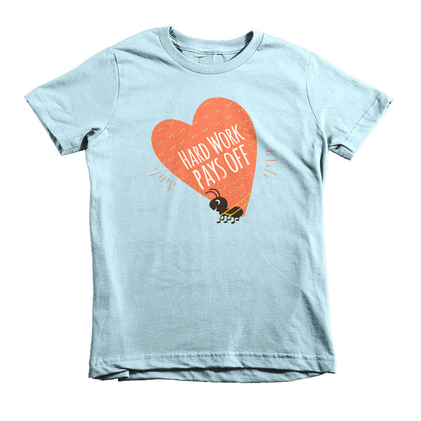 Hard Work - Short sleeve kids t-shirt [MORE COLORS AVAILABLE]