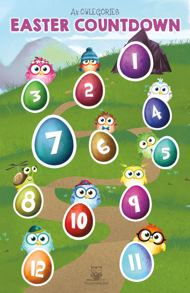 Owlegories Easter Countdown Calendar