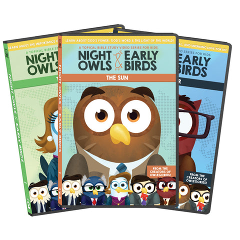 All THREE Night Owls & Early Birds DVDs