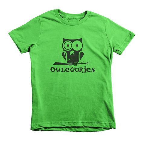Owlegories Logo - Short sleeve kids t-shirt - Boys [MORE COLORS AVAILABLE]