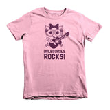 Owlegories Rocks! - Short Sleeve Kids T-shirt for Girls [MORE COLORS AVAILABLE]