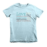 Fruit of the Spirit Version 2 - Short sleeve kids t-shirt [MORE COLORS AVAILABLE]