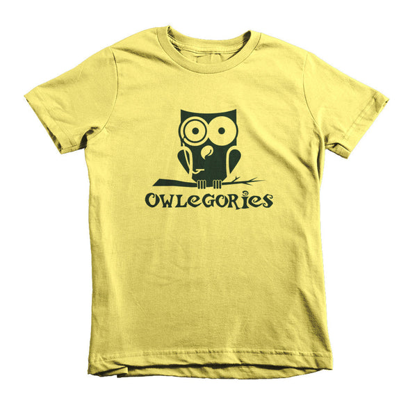 Owlegories Logo - Short sleeve kids t-shirt - Boys [MORE COLORS AVAILABLE]